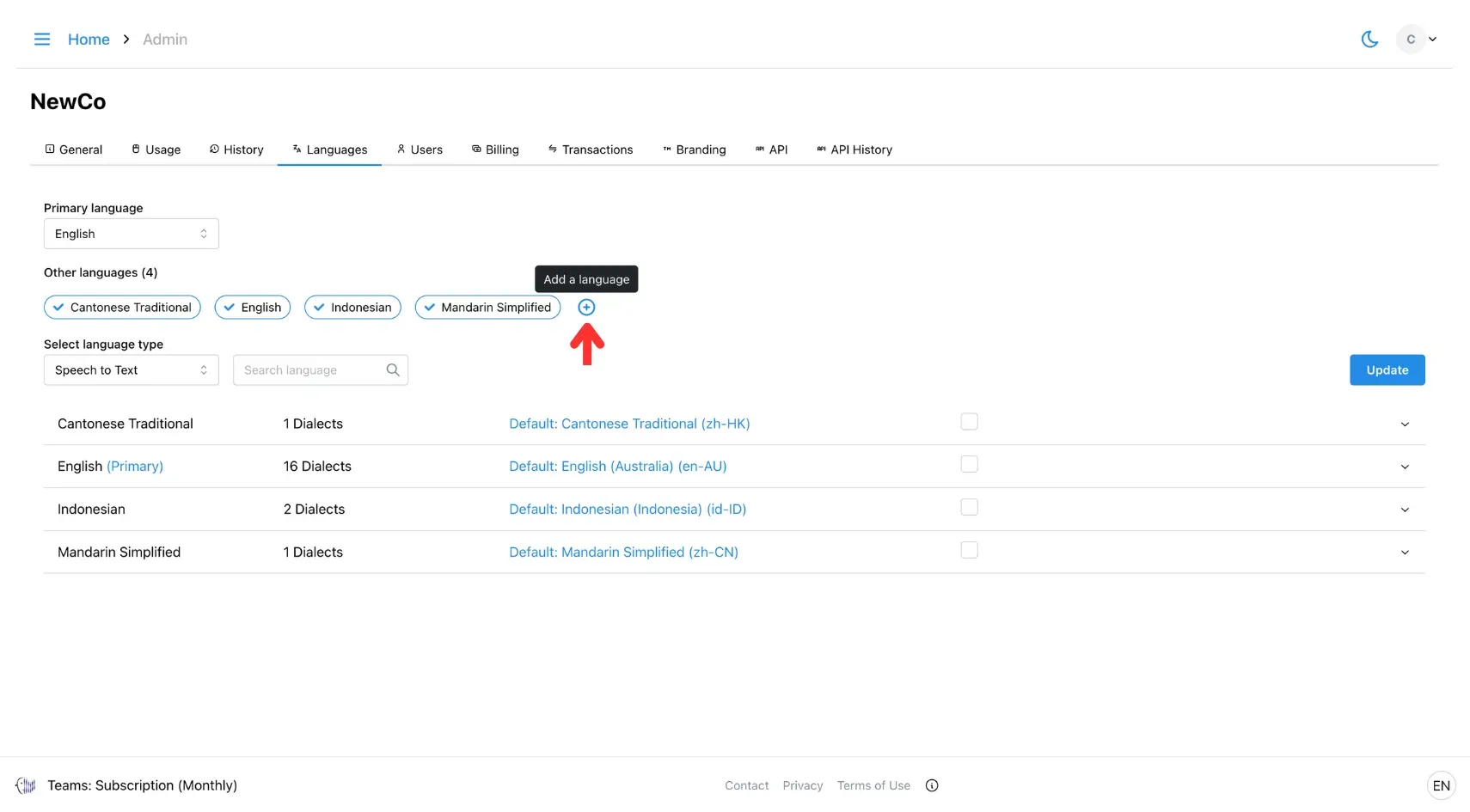 10.3 Add Language - Plus Button.webp