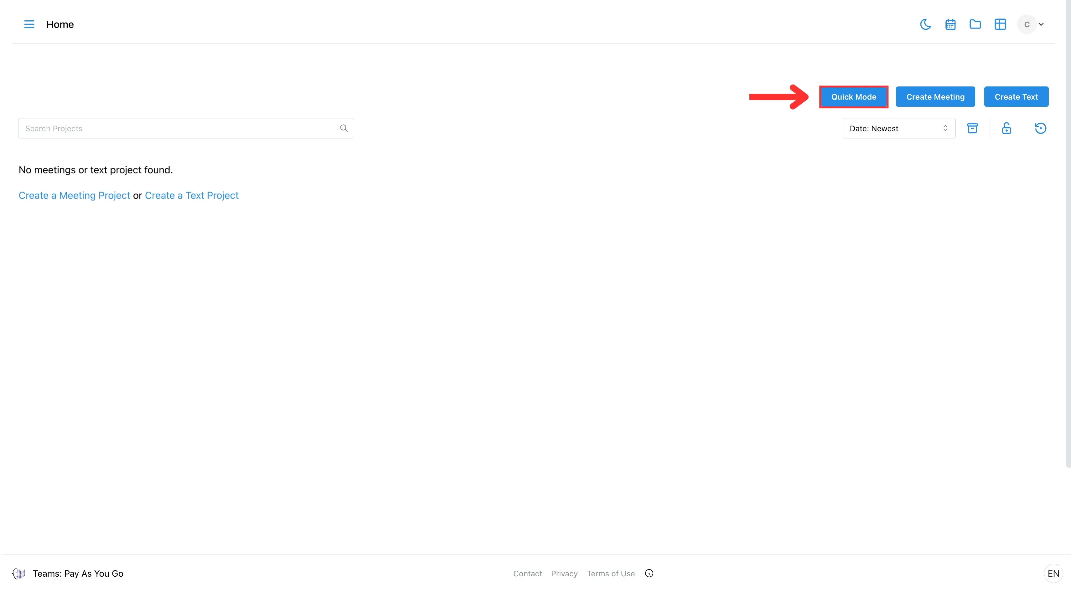 2. Quickmode button.webp