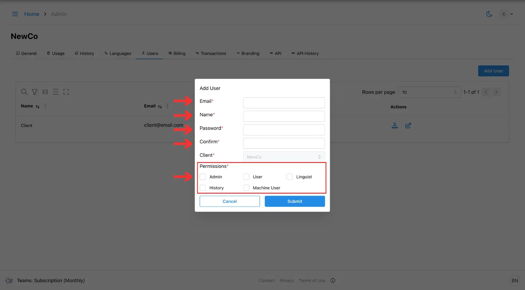 30.3 Add User - Pop up window.webp
