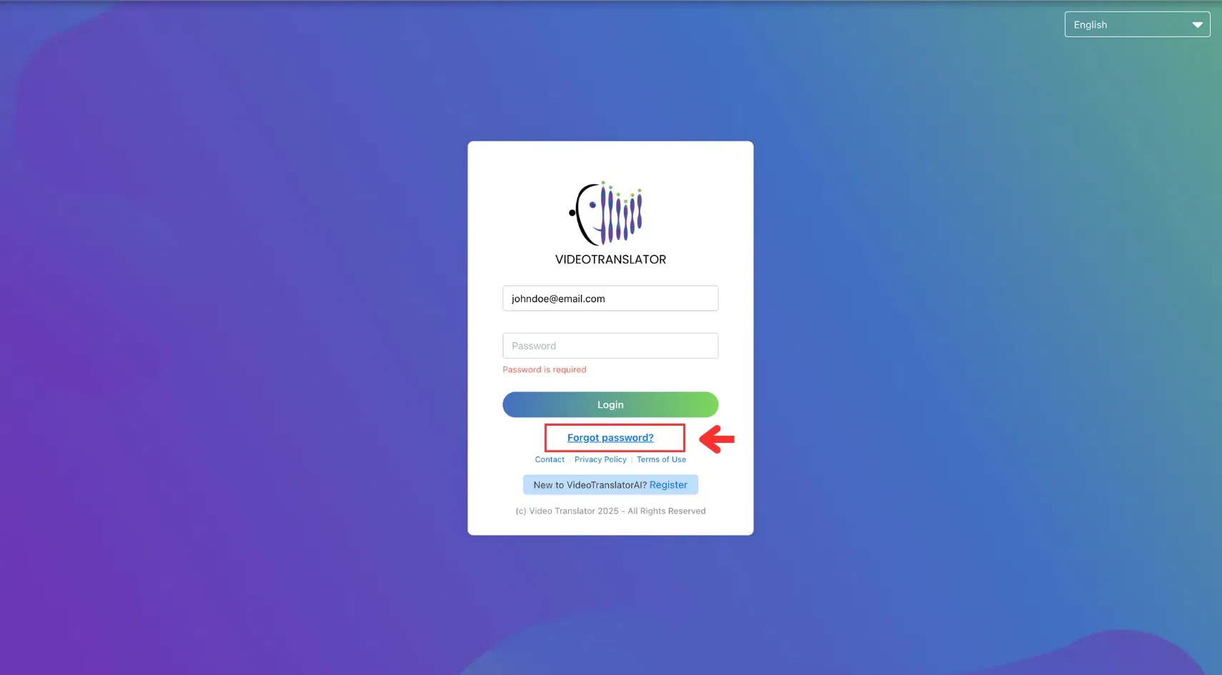 33. Reset password - forgot password.webp
